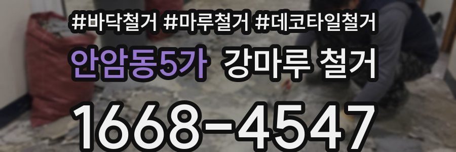 안암동5가 강마루 철거