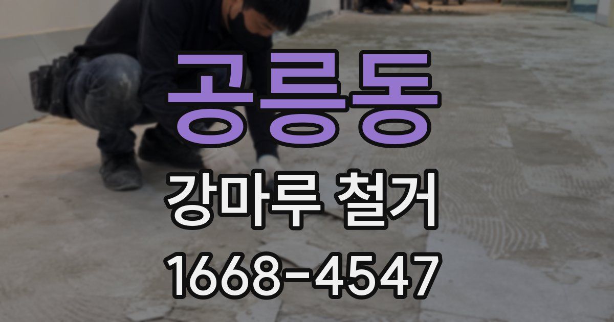 공릉동 강마루 철거
