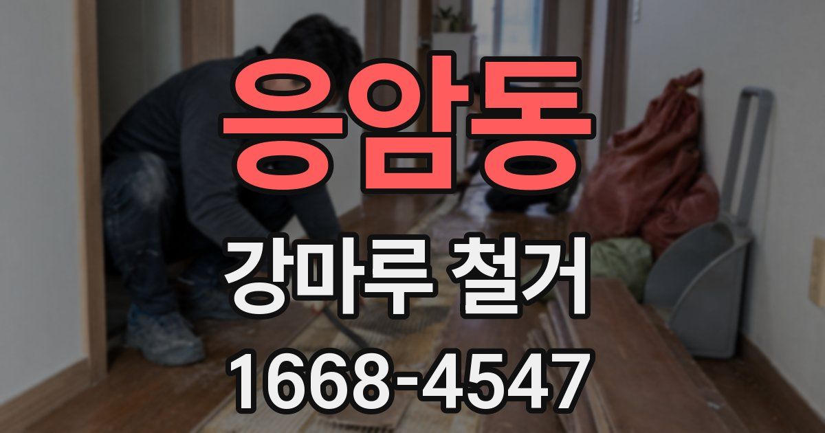 응암동 강마루 철거