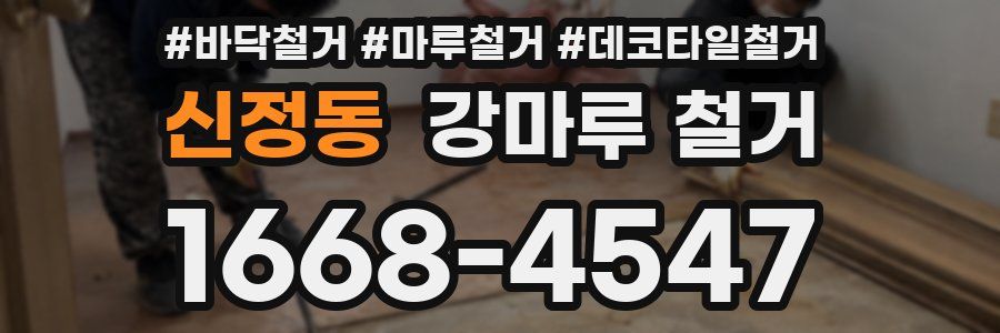 신정동 강마루 철거