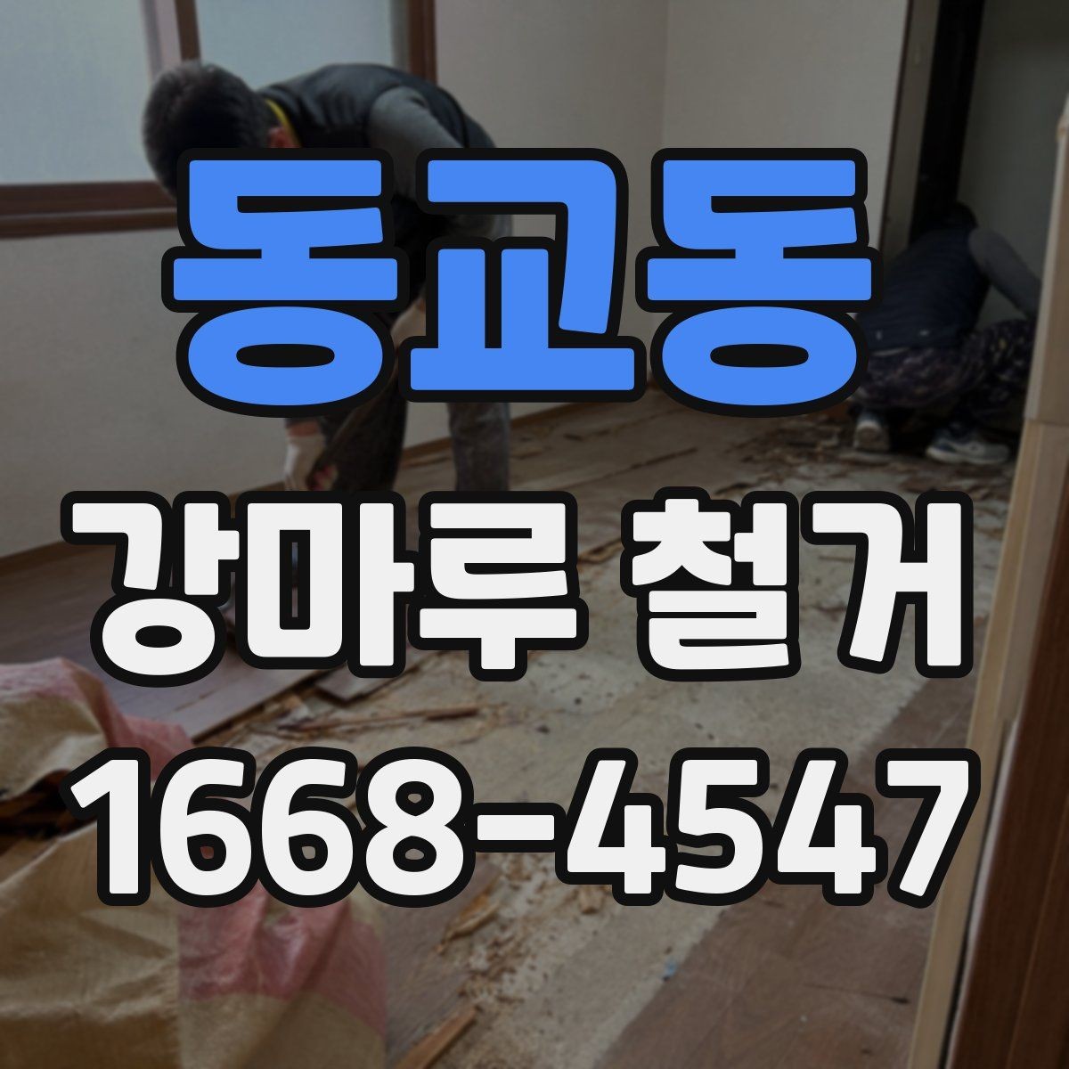 동교동 강마루 철거 과정에서 자주 묻는 내용