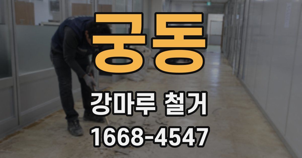 궁동 강마루 철거