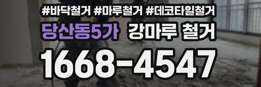 당산동5가 강마루 철거