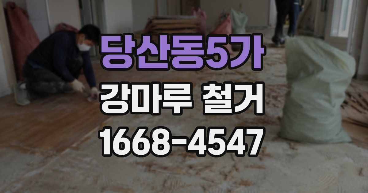 당산동5가 강마루 철거