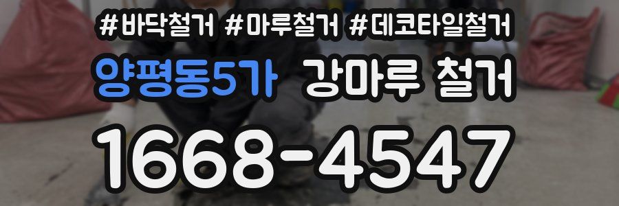 양평동5가 강마루 철거