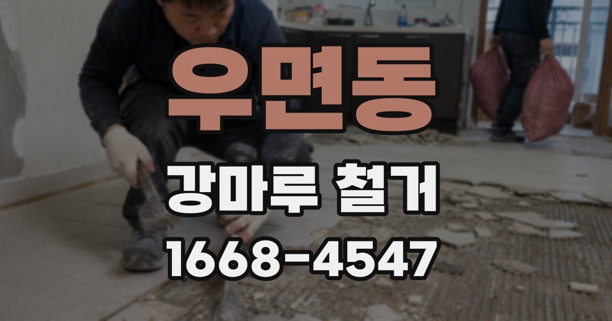 우면동 강마루 철거