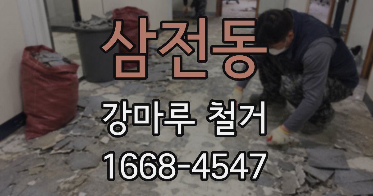삼전동 강마루 철거
