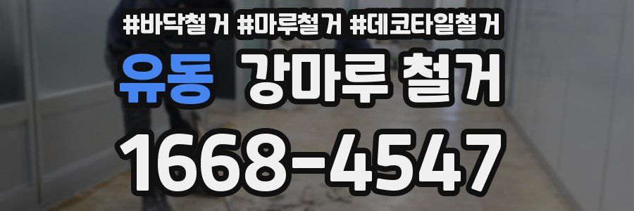 유동 강마루 철거