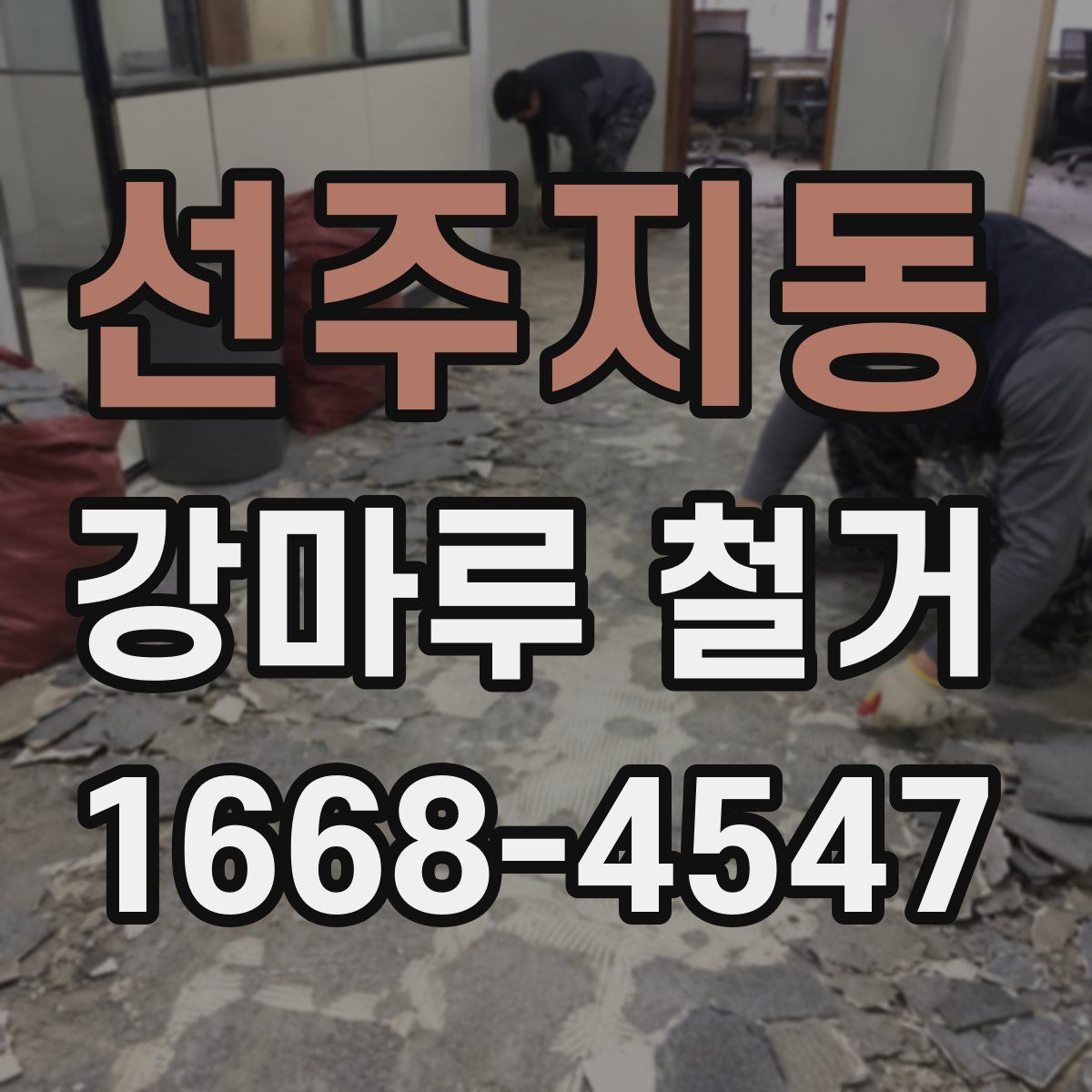 선주지동 강마루 철거