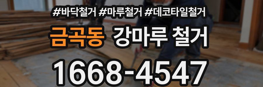 금곡동 강마루 철거