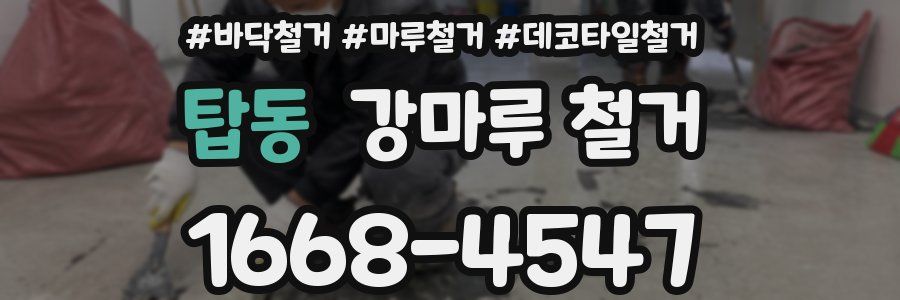 탑동 강마루 철거