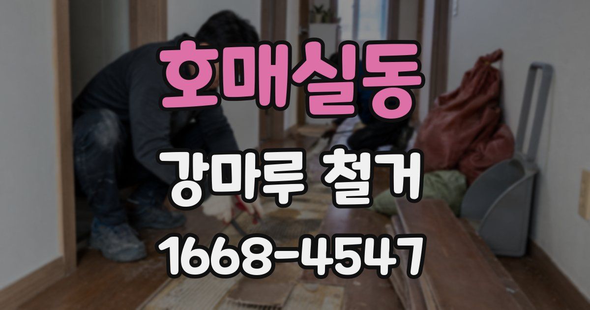 호매실동 강마루 철거