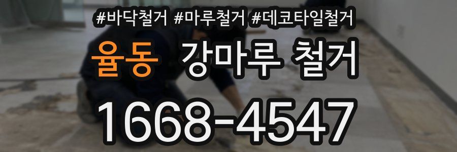 율동 강마루 철거