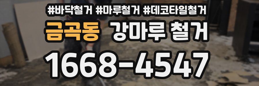 금곡동 강마루 철거