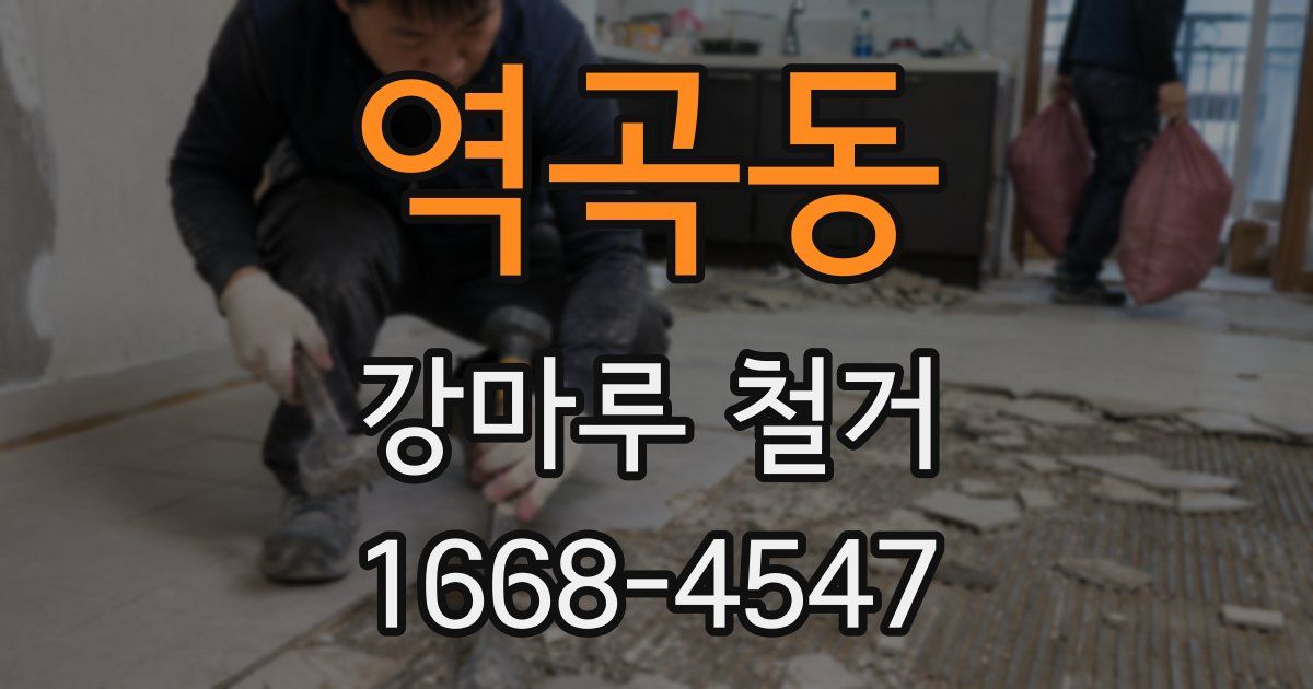 역곡동 강마루 철거