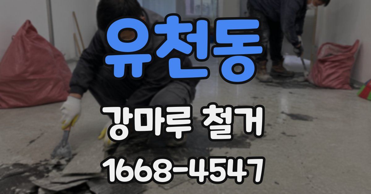 유천동 강마루 철거