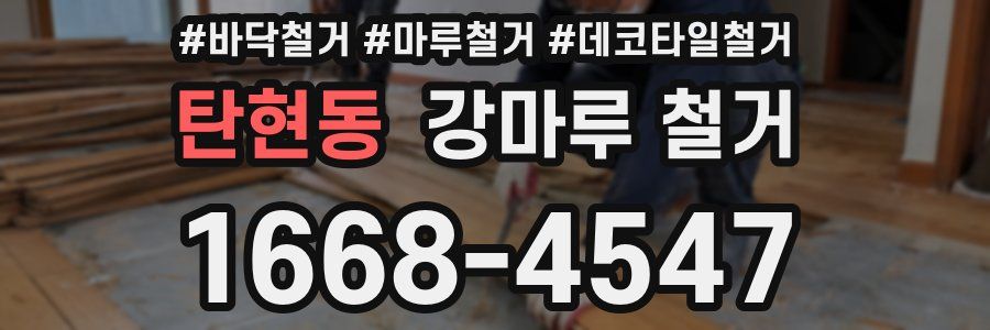 탄현동 강마루 철거