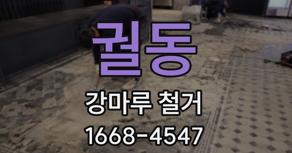 궐동 강마루 철거