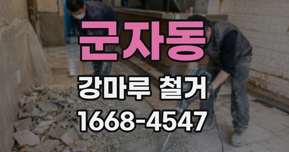군자동 강마루 철거