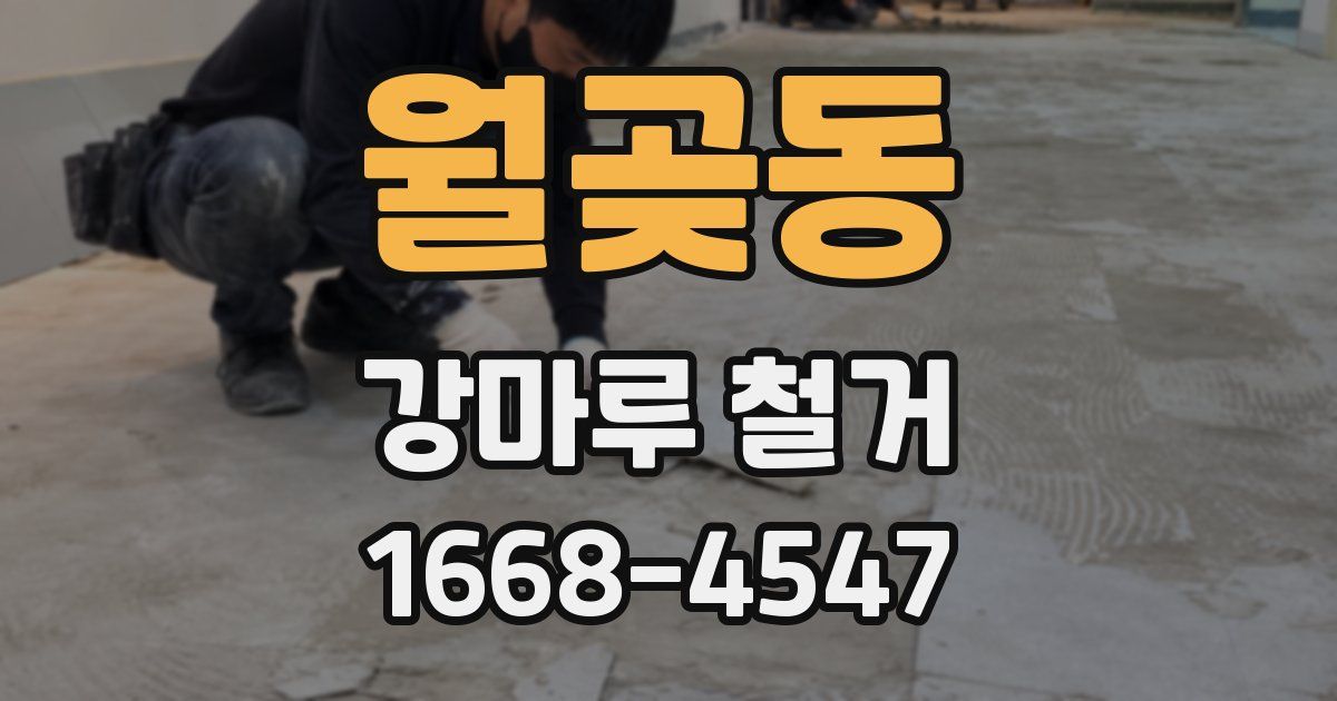 월곶동 강마루 철거