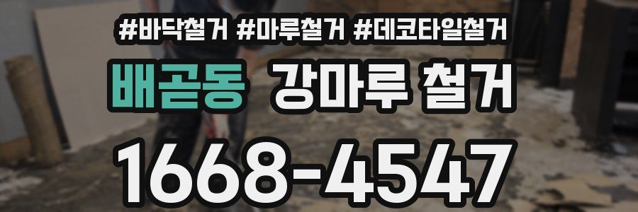 배곧동 강마루 철거