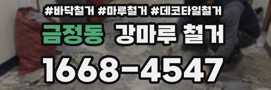 금정동 강마루 철거