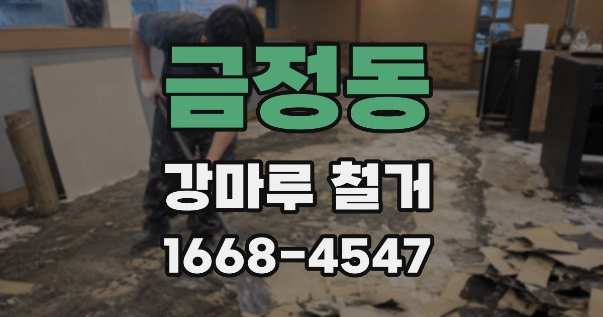 금정동 강마루 철거