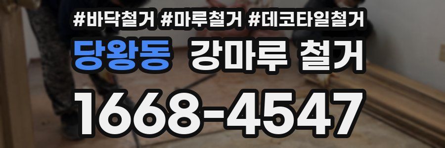 당왕동 강마루 철거