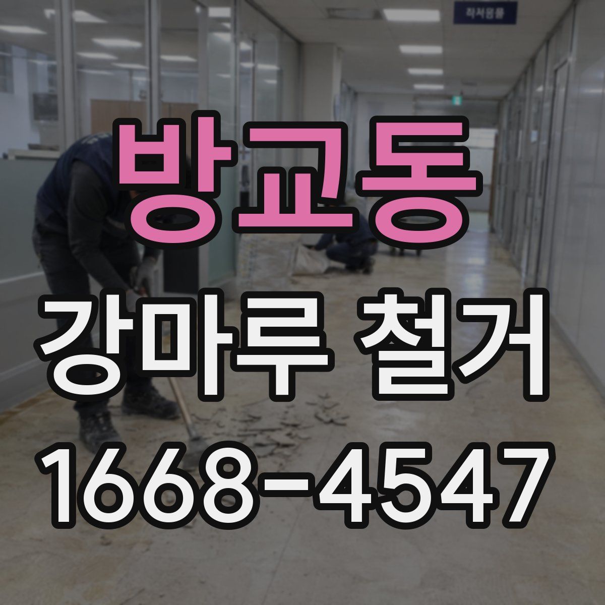 방교동 강마루 철거