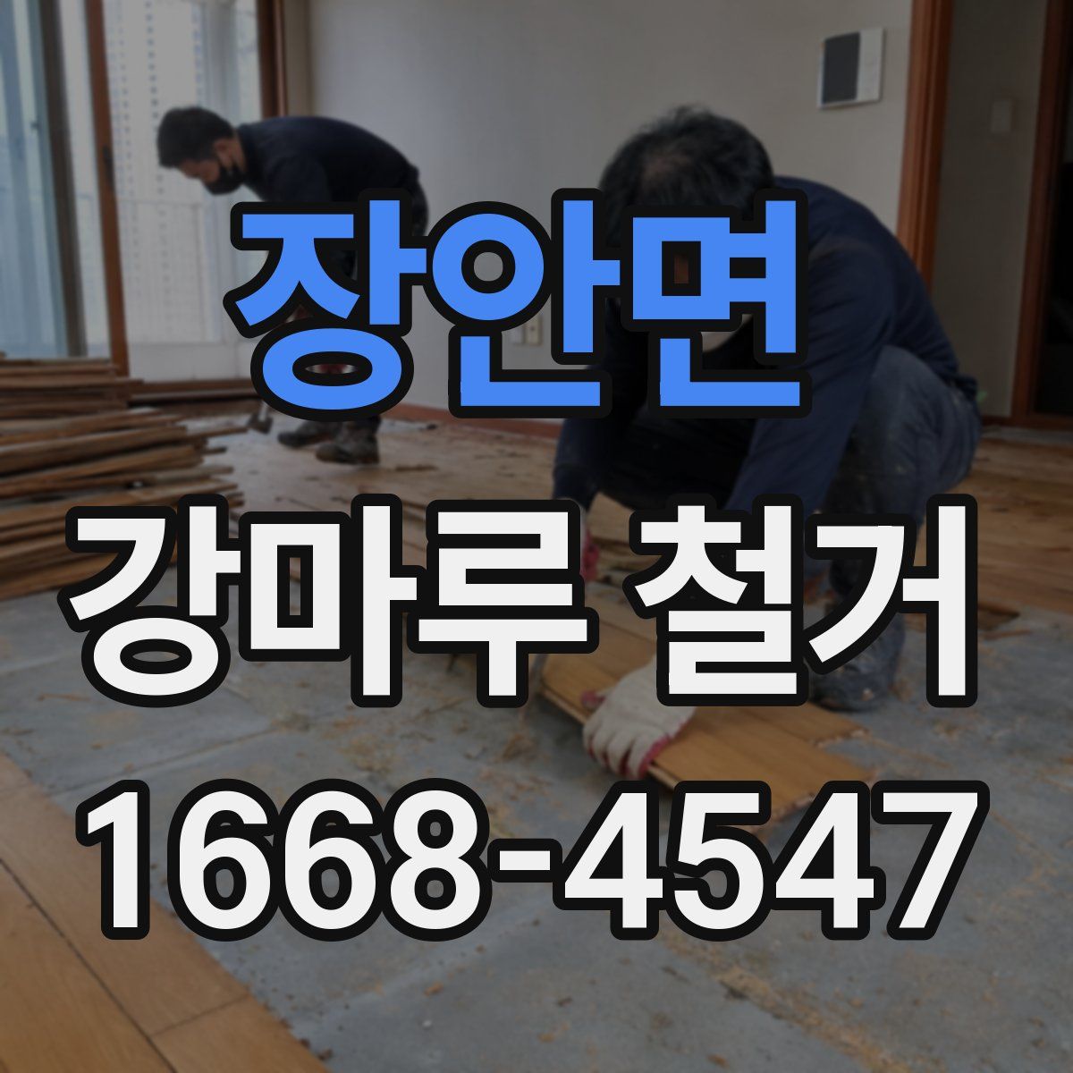 장안면 강마루 철거