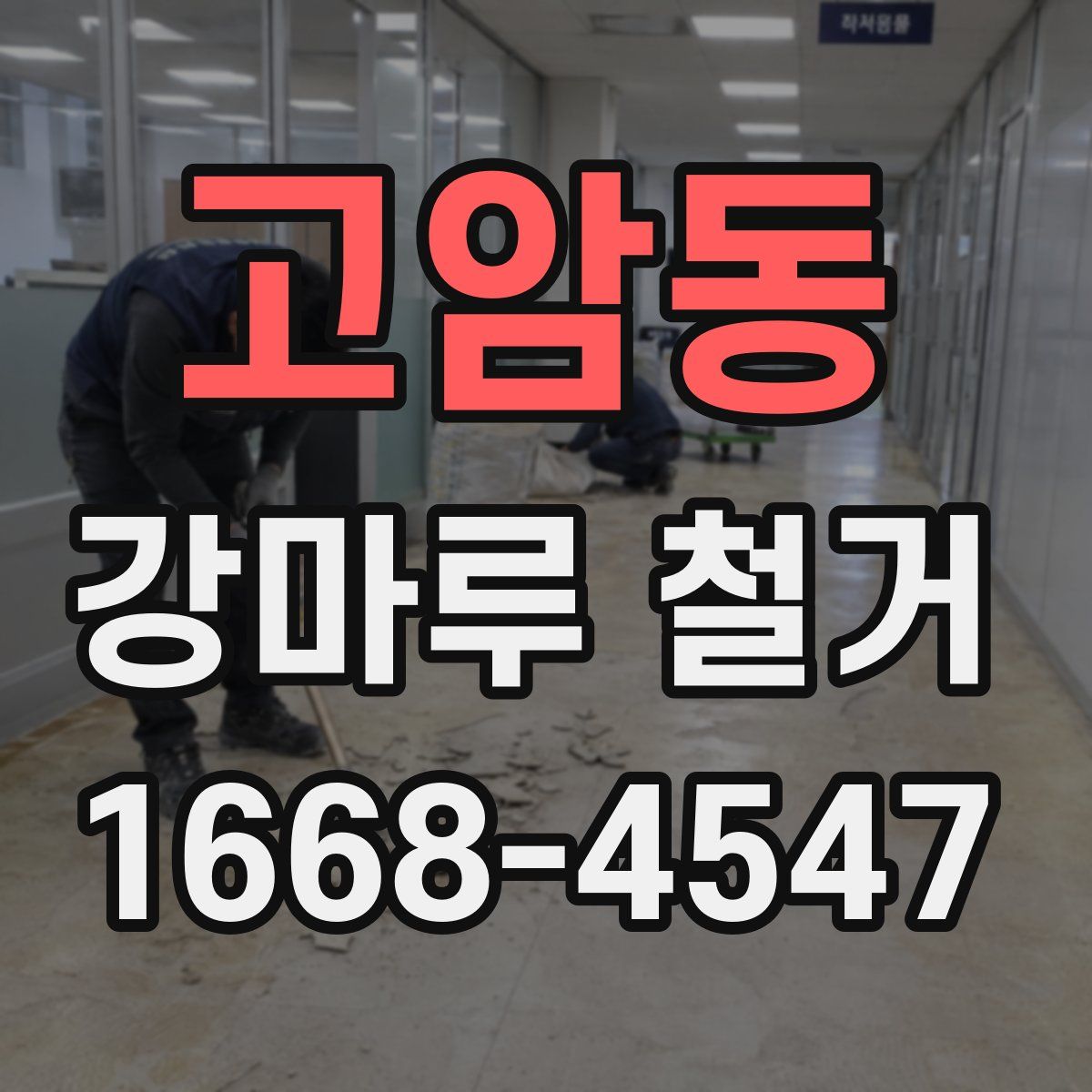 고암동 강마루 철거