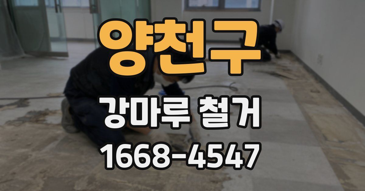 양천구 강마루 철거