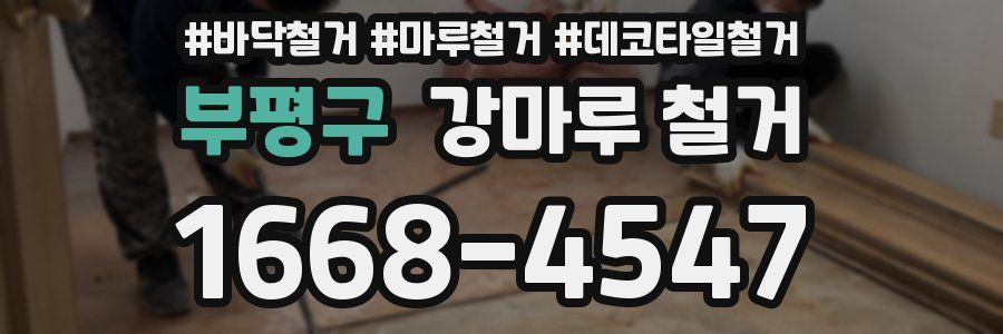 부평구 강마루 철거