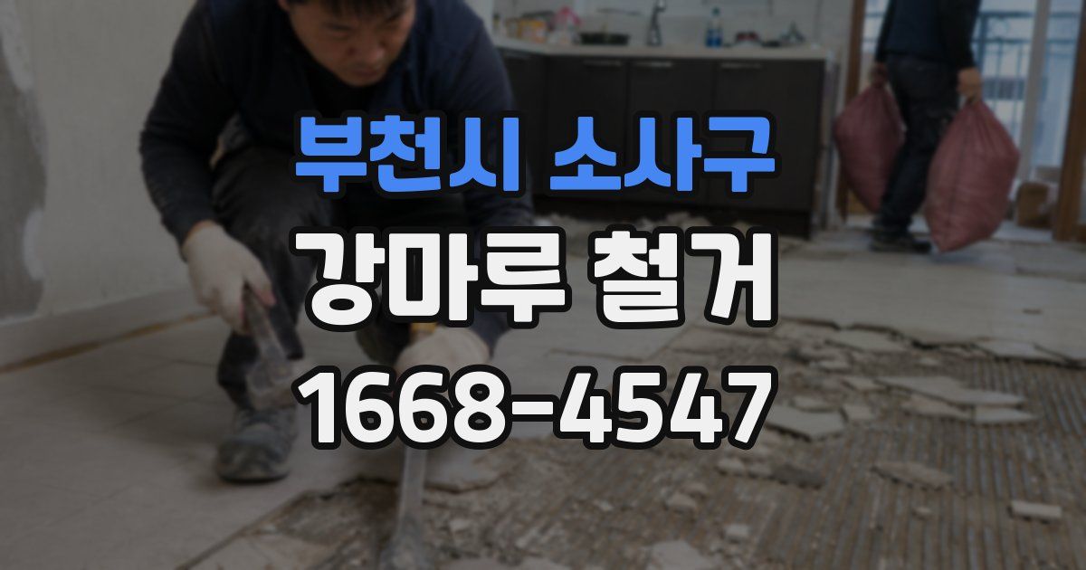 부천시 소사구 강마루 철거