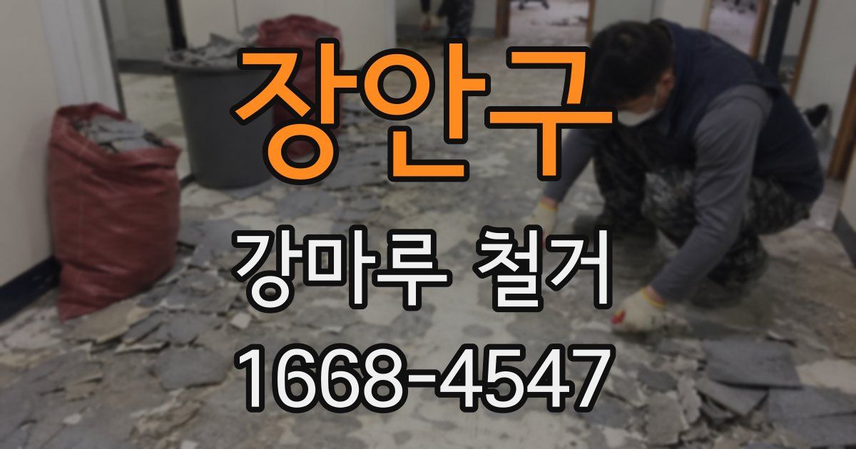 장안구 강마루 철거