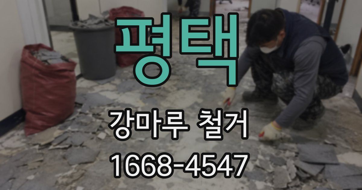 평택 강마루 철거