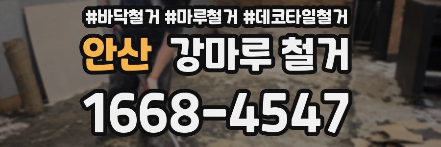 안산 강마루 철거