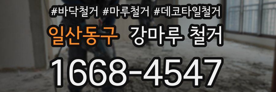 일산동구 강마루 철거