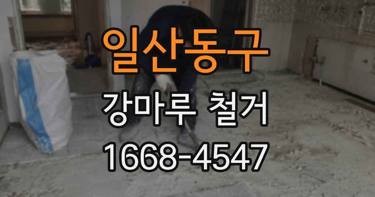 일산동구 강마루 철거
