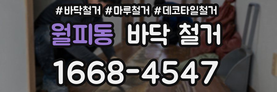 월피동 바닥 철거
