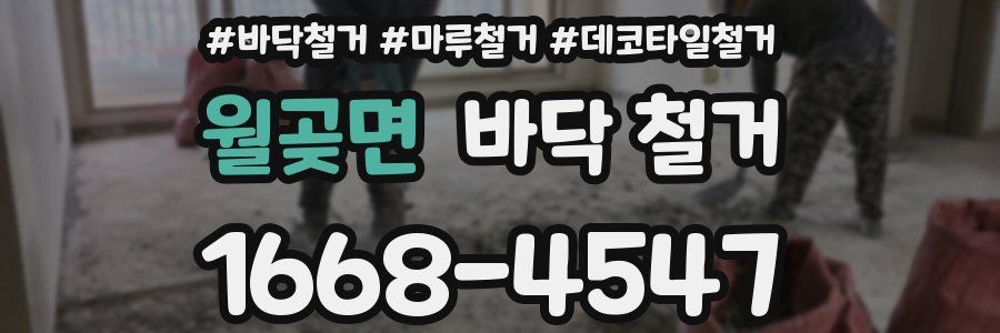 월곶면 바닥 철거
