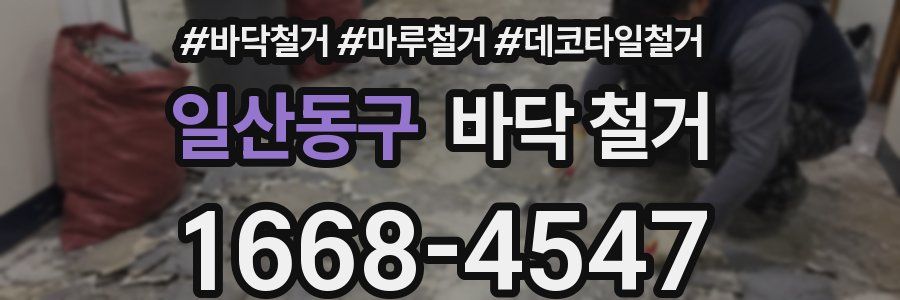 일산동구 바닥 철거