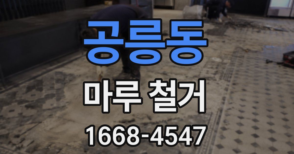 공릉동 마루 철거