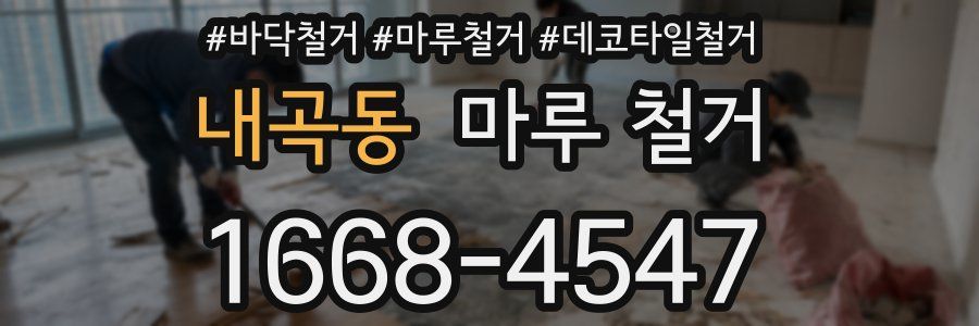 내곡동 마루 철거