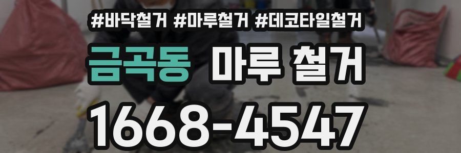 금곡동 마루 철거