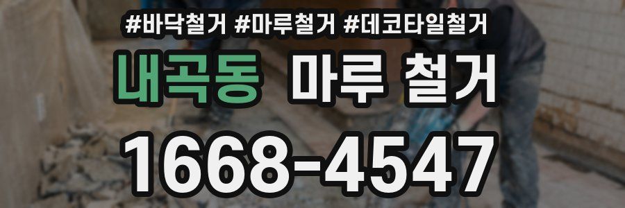 내곡동 마루 철거