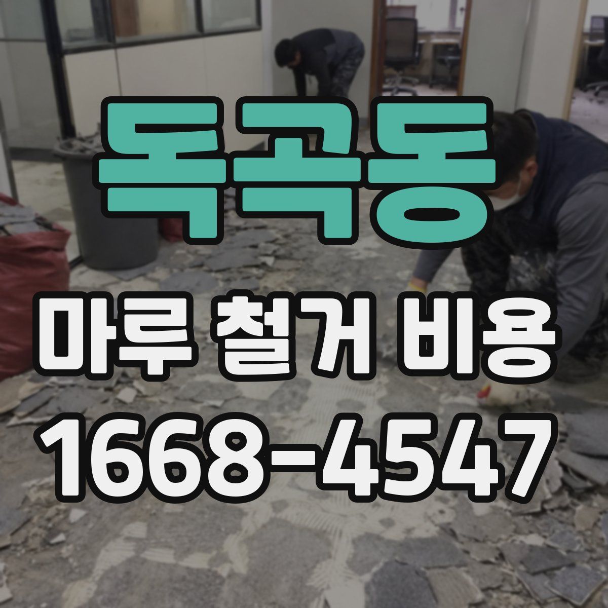 독곡동 마루 철거 비용