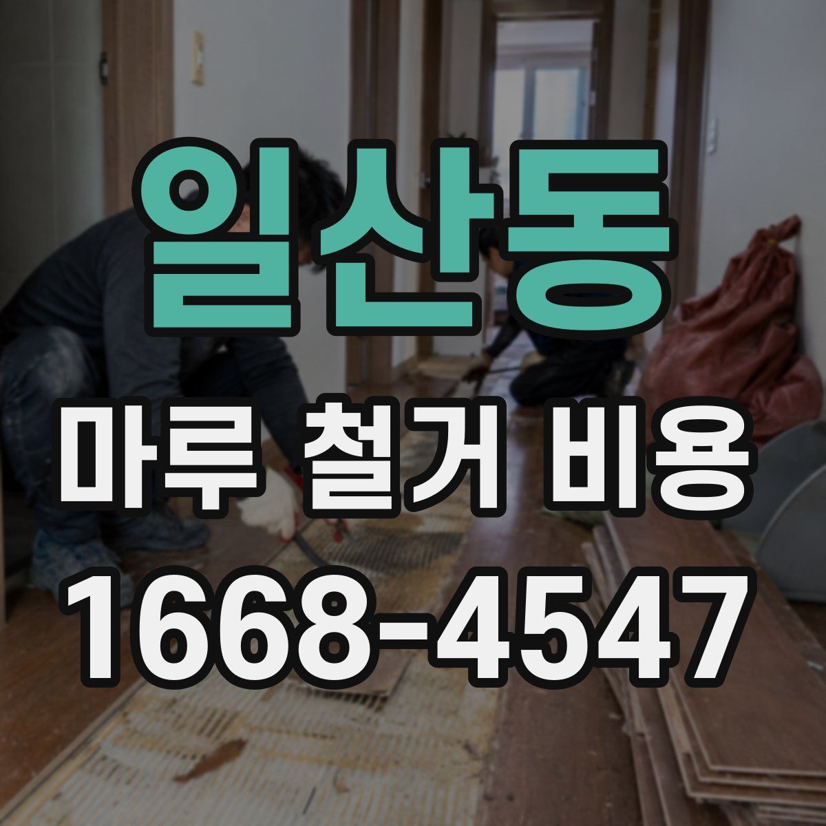 일산동 마루 철거 비용