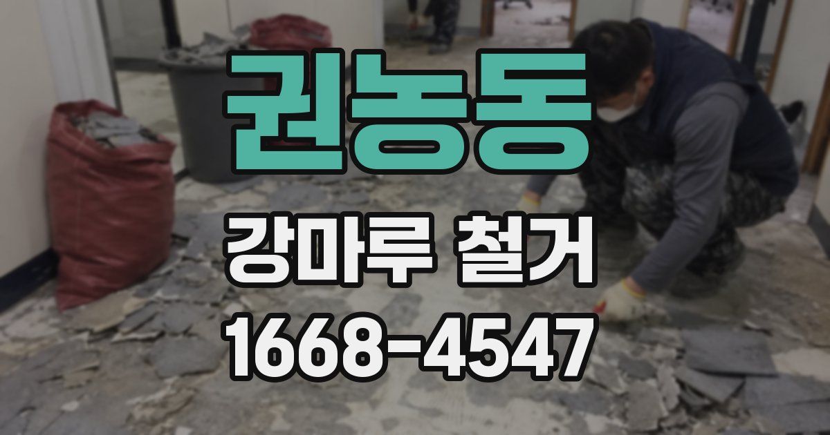 권농동 강마루 철거
