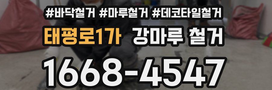 태평로1가 강마루 철거